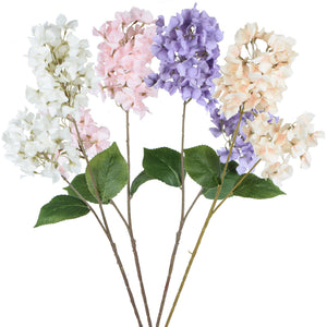 Valko-roosa-violetti tekohortensia 86 cm, pastellisävyt