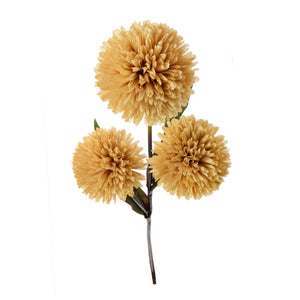 Beige tekokrysanteemi 113 cm