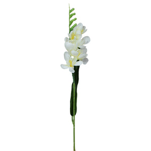 Valkoinen tekofreesia 42 cm, valkoisen sävyt