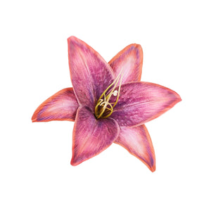 Pinkki liljan kukkapää Ø18 cm