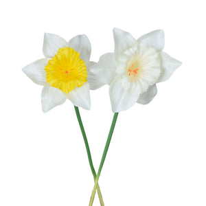 Valkoinen tekonarsissi 39 cm