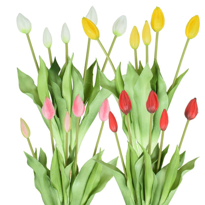Tekotulppaanin kimppu, kumipinta, 42 cm
