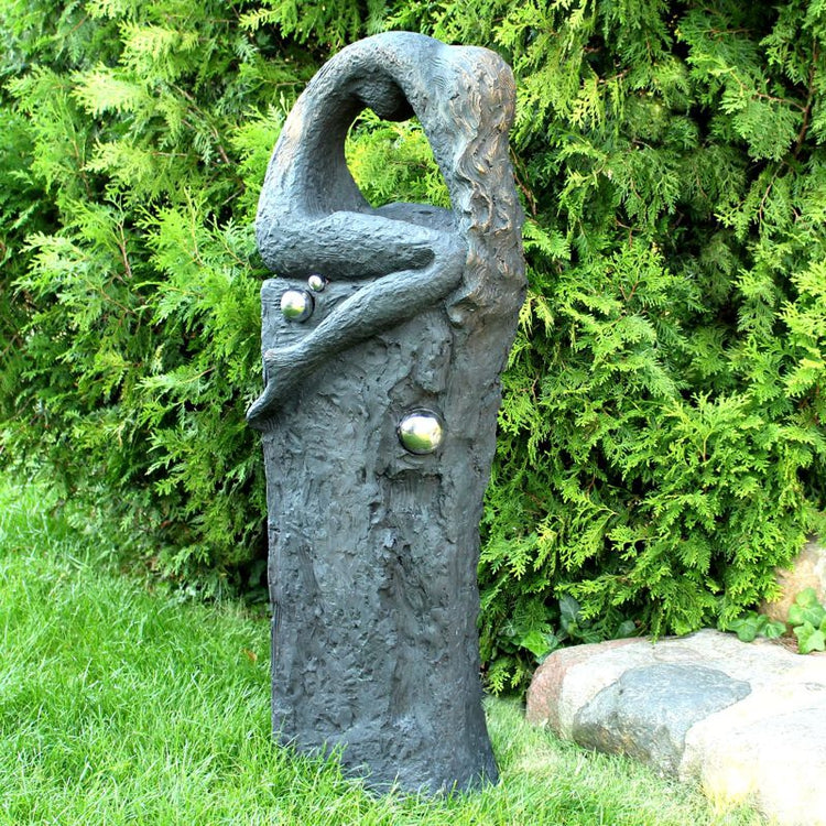 Suihkulähde kivijäljitelmä 118 cm - Tekokukat