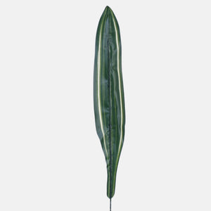 Vihreä-valkoinen traakkipuun tekolehti 52 cm