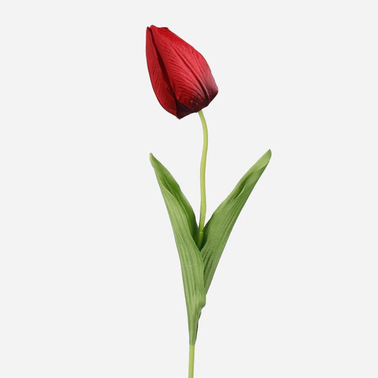 Punainen tekotulppaani 50 cm - Tekokukat