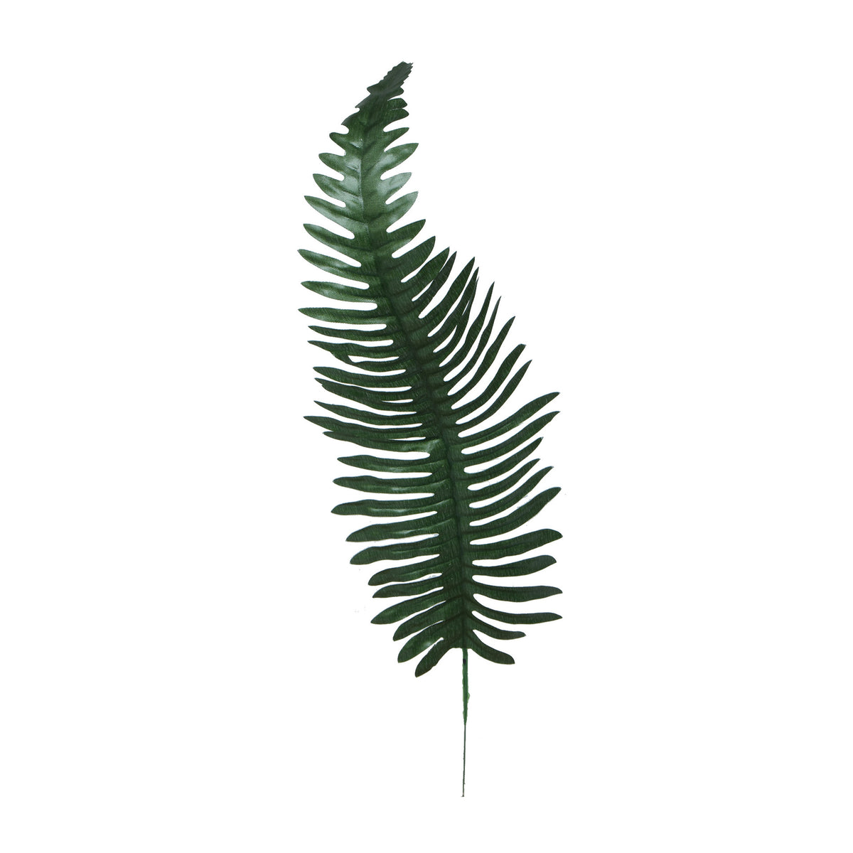 Tumma vihreä saniainen – tekolehti, 52 cm