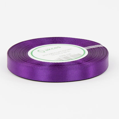 Tumma violetti koristenauha, satiini, 12 mm