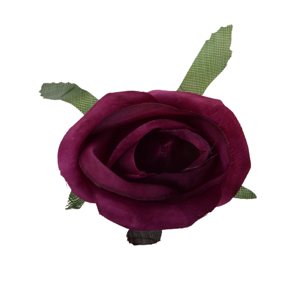 Tumma violetti tekoruusun kukkapää, 4 cm