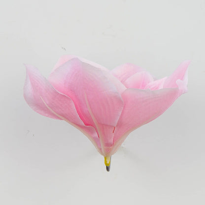 Vaaleanpunainen magnolia – tekokukkapää, 9 cm, 12 kpl