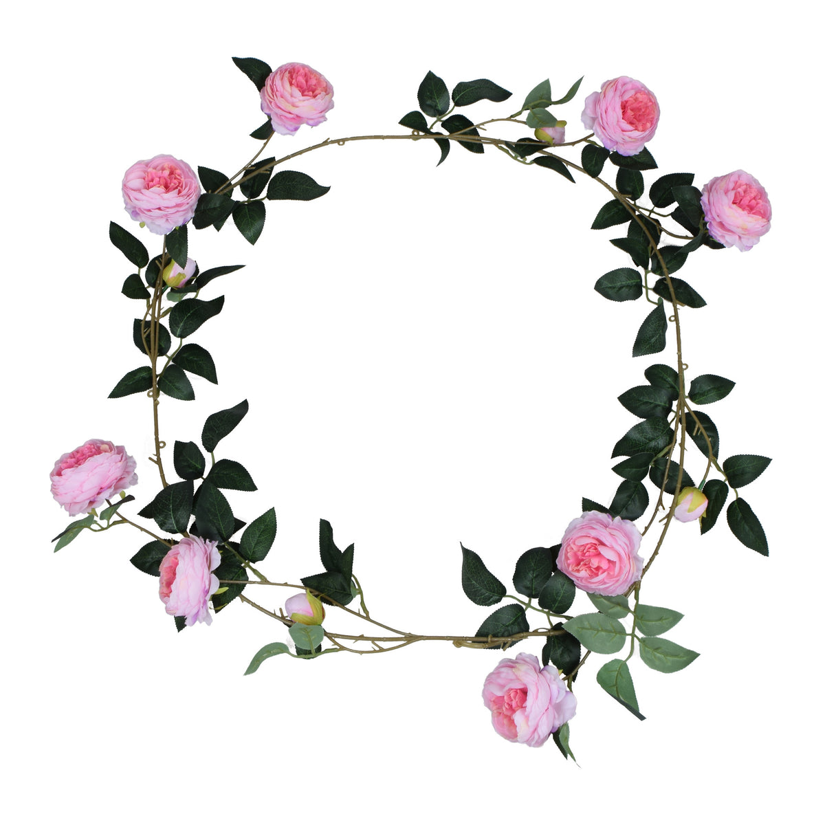 Vaaleanpunainen pioni – tekoköynnös, 180 cm