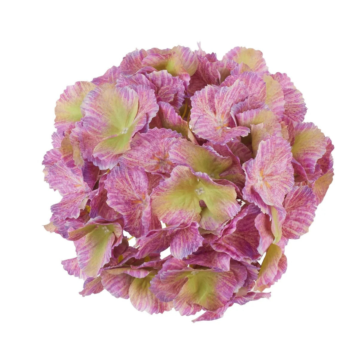 Vaaleanpunainen tekohortensian kukkapää, 19 cm