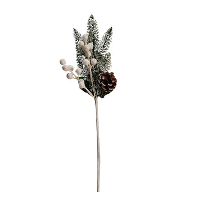 Valkoinen joulukoriste, 45 cm