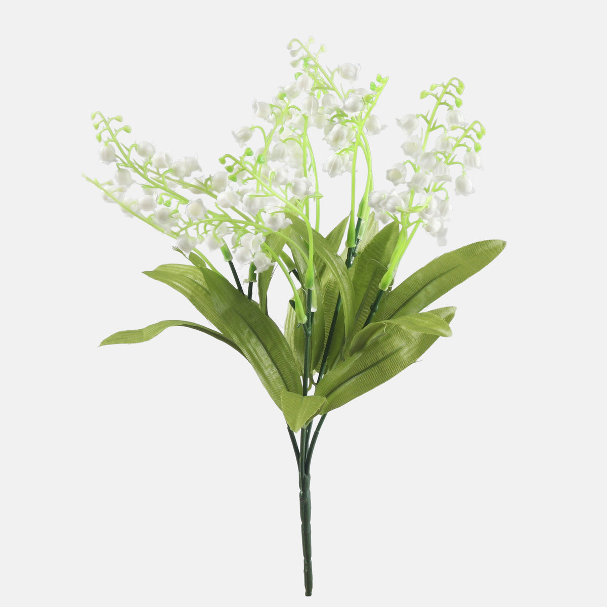 Valkoinen kielo – tekokukkakimppu, 30 cm