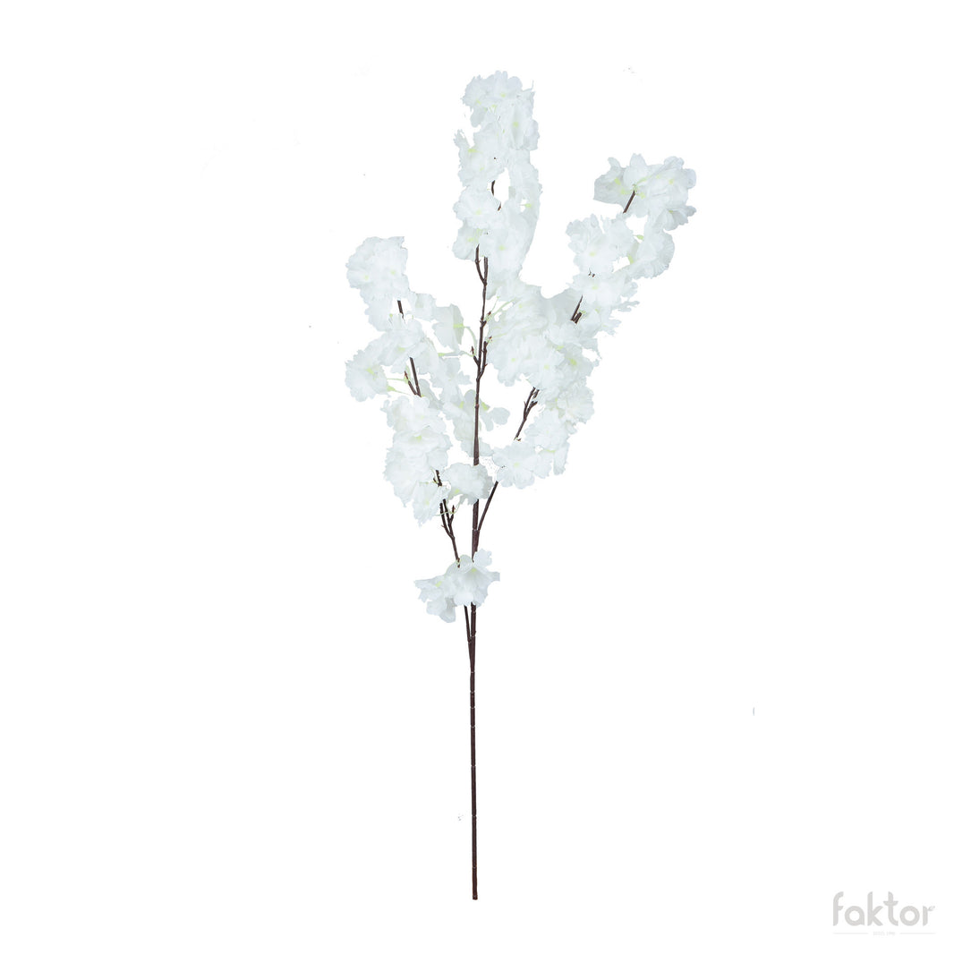 Valkoinen kirsikka – tekokukka, 96 cm