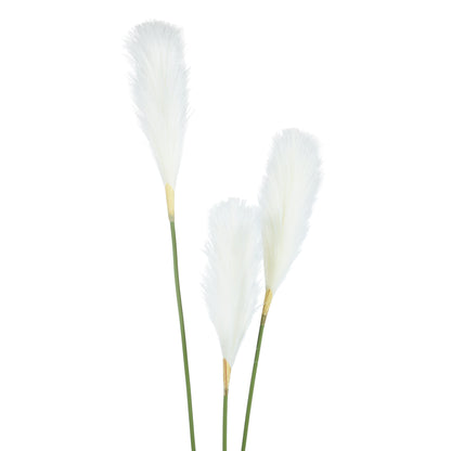 Valkoinen koristeheinä – koristeheinä, 108 cm
