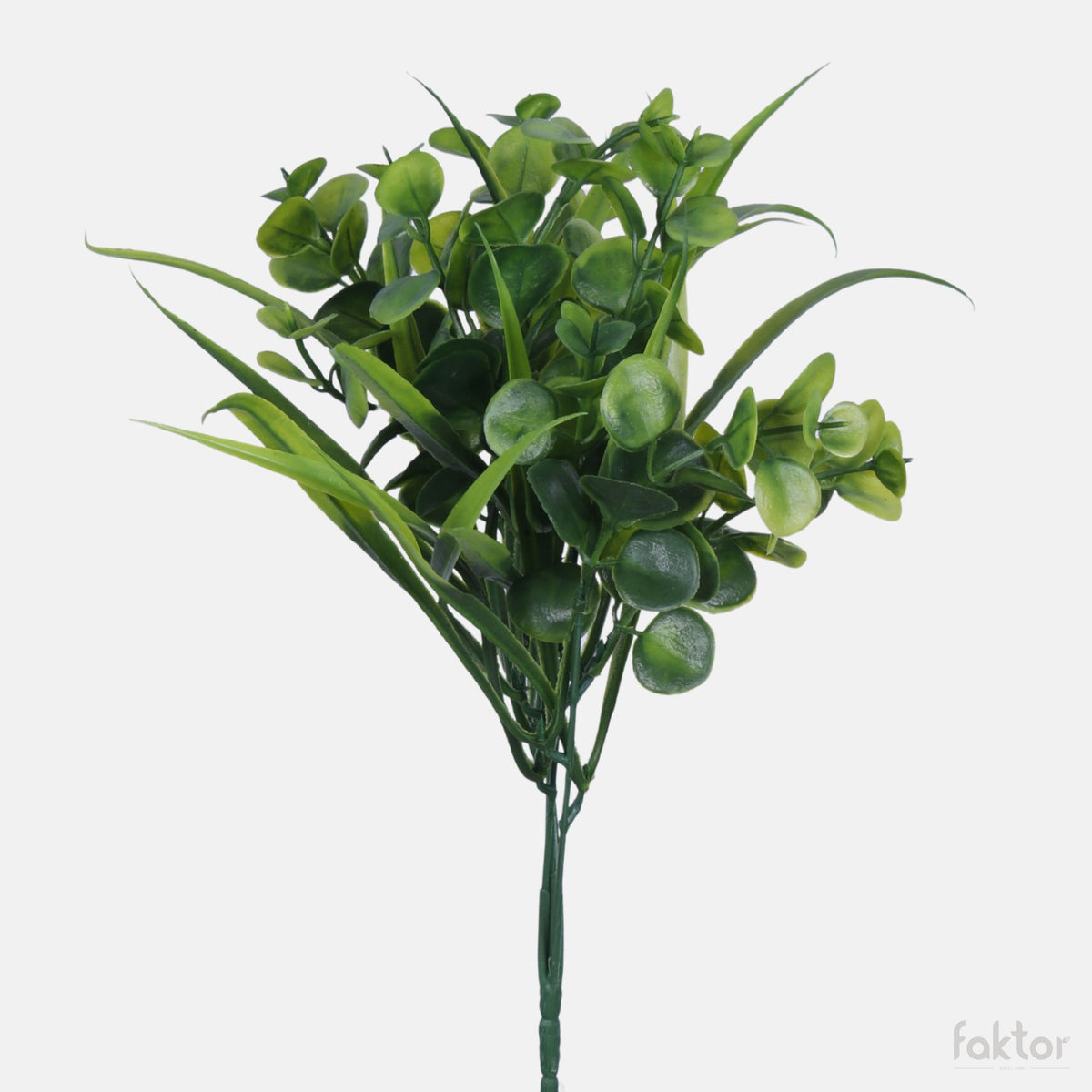 Värilajitelma eukalyptus – tekokukkakimppu, 32 cm