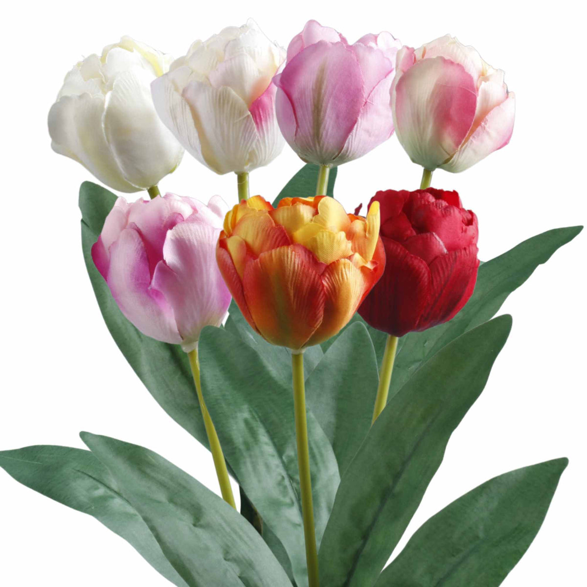 Värilajitelma tekotulppaanin kukkavarsi, 45 cm