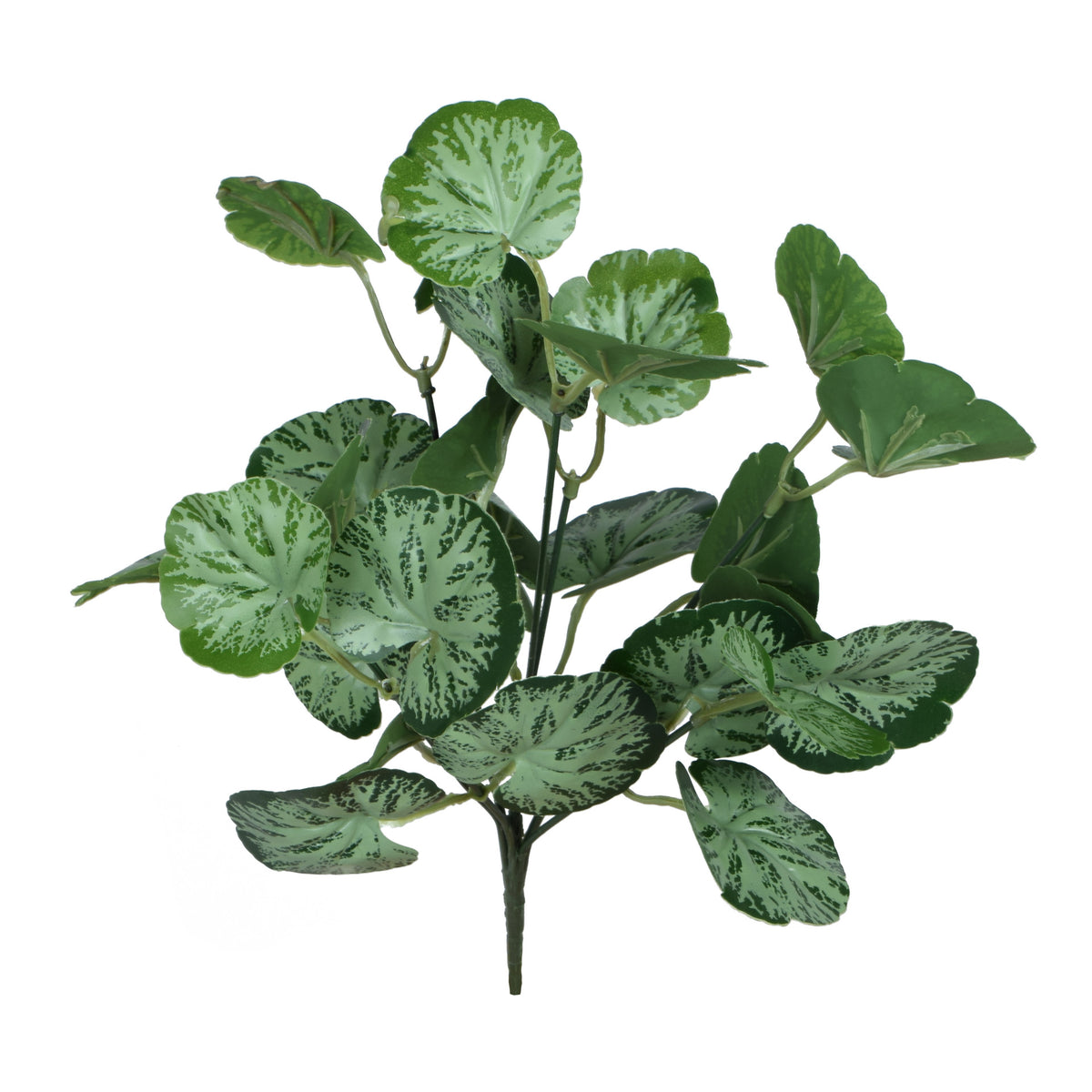 Vihreä begonia – tekokukkakimppu, 32 cm