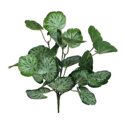 Vihreä begonia – tekokukkakimppu, 32 cm
