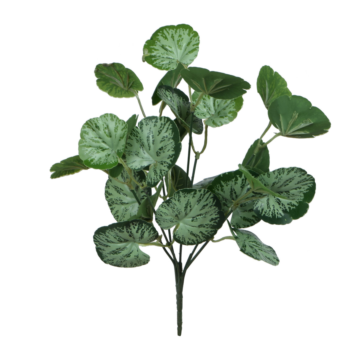 Vihreä begonia – tekokukkakimppu, 32 cm