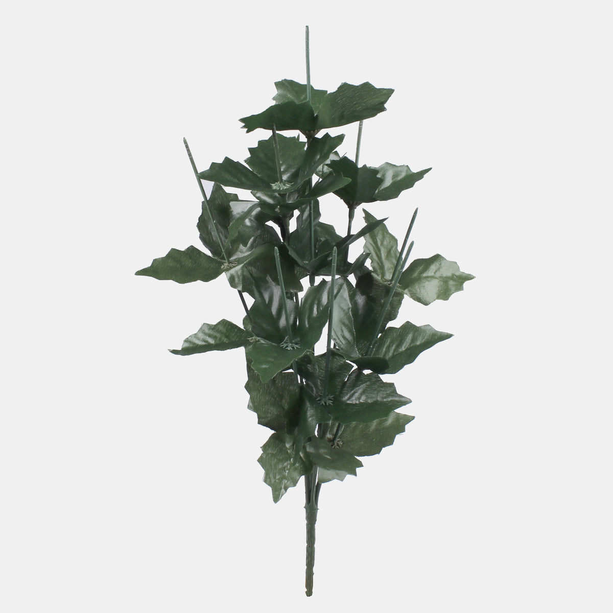 Vihreä joulutähti – tekokukkakimppu, 38 cm