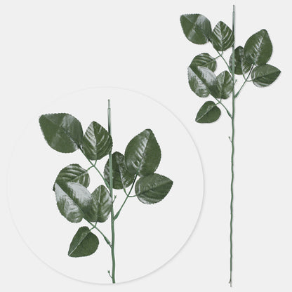 Vihreä ruusu – tekokasvi, 58 cm