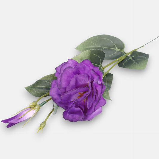 Violetti tekoeustoman kukkavarsi, 44 cm