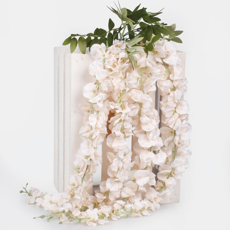 Šampanjavärvi wisteria kunstviinapuu 90 cm - Kunstlilled