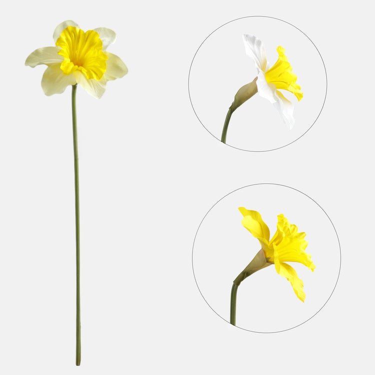Kollase nartsissi kunstlill 50 cm - Kunstlilled